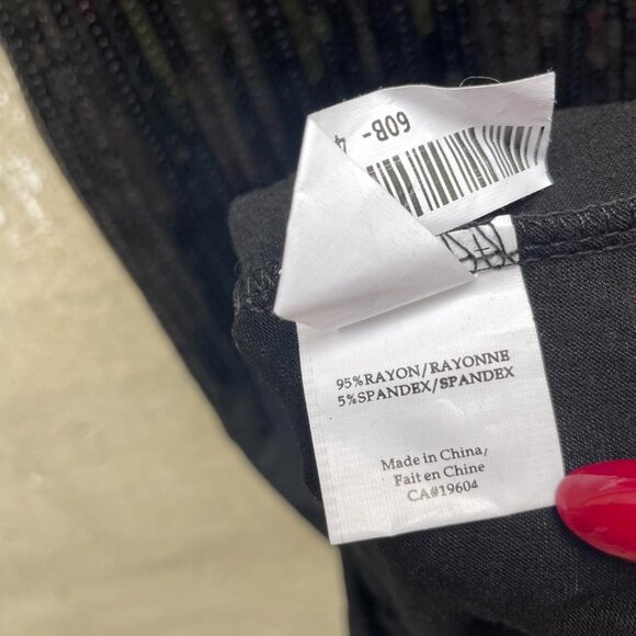 Black Sequin Tank Top - Picture 6 of 6